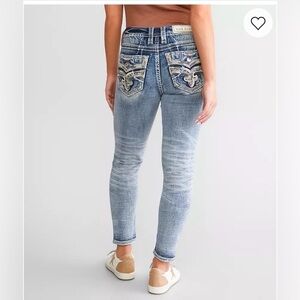 Rock Revival Maia Easy Ankle Skinny Stretch Jean Size 28 Inseam 24in